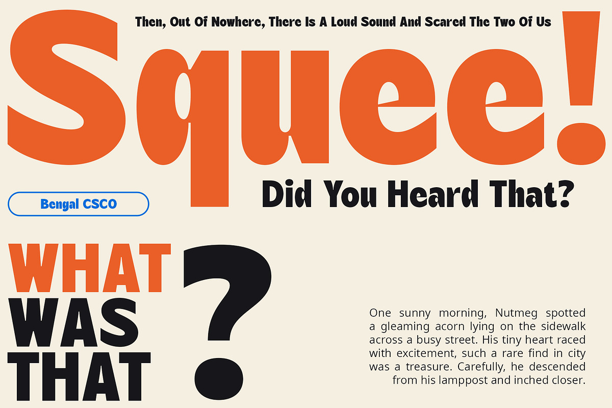 Bengal – Retro Font, a Sans Serif Font by Craft Supply Co. (Photo 3 of 8)