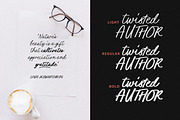 Twisted Author Natural Handwriting, a Handwritten Font by Letterhend Studio (Thumbnail 5 of 9)