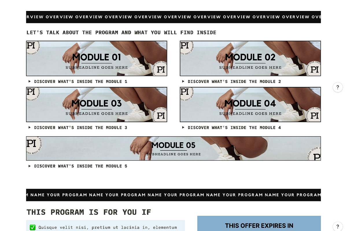 Notion Sales Page Template, a Templates & Theme by Deeply Rooted Studio (Photo 3 of 7)
