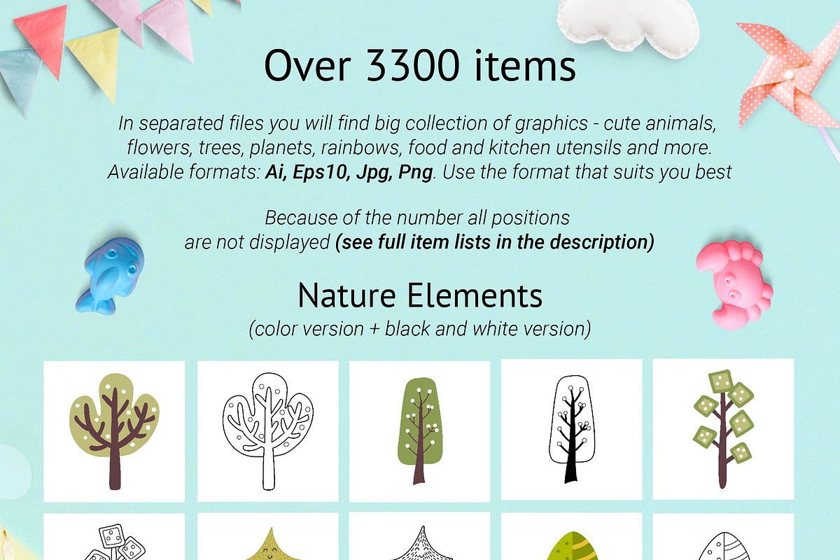 3309 in 1 Graphic Bundle, an Animal Illustration by Gulnara Sabirova (Photo 11 of 15)