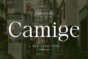 Camige - Classy & Stylish Serif, a Serif Font by TypeLogue (Thumbnail 1 of 5)