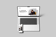 Laptop and Phone Mockup, an iPhone Mockup by Amigos__46 (Thumbnail 8 of 10)