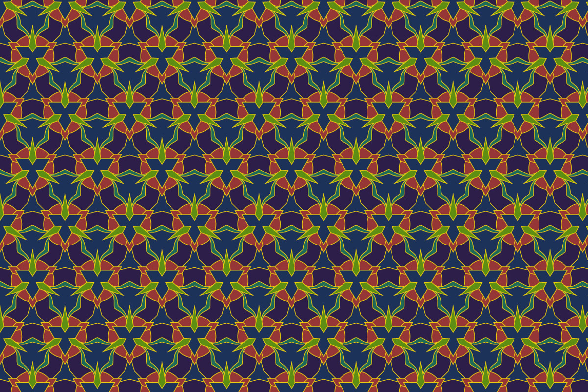 Geometric Abstract Webbed Pattern, a Pattern Graphic by Mightyfire