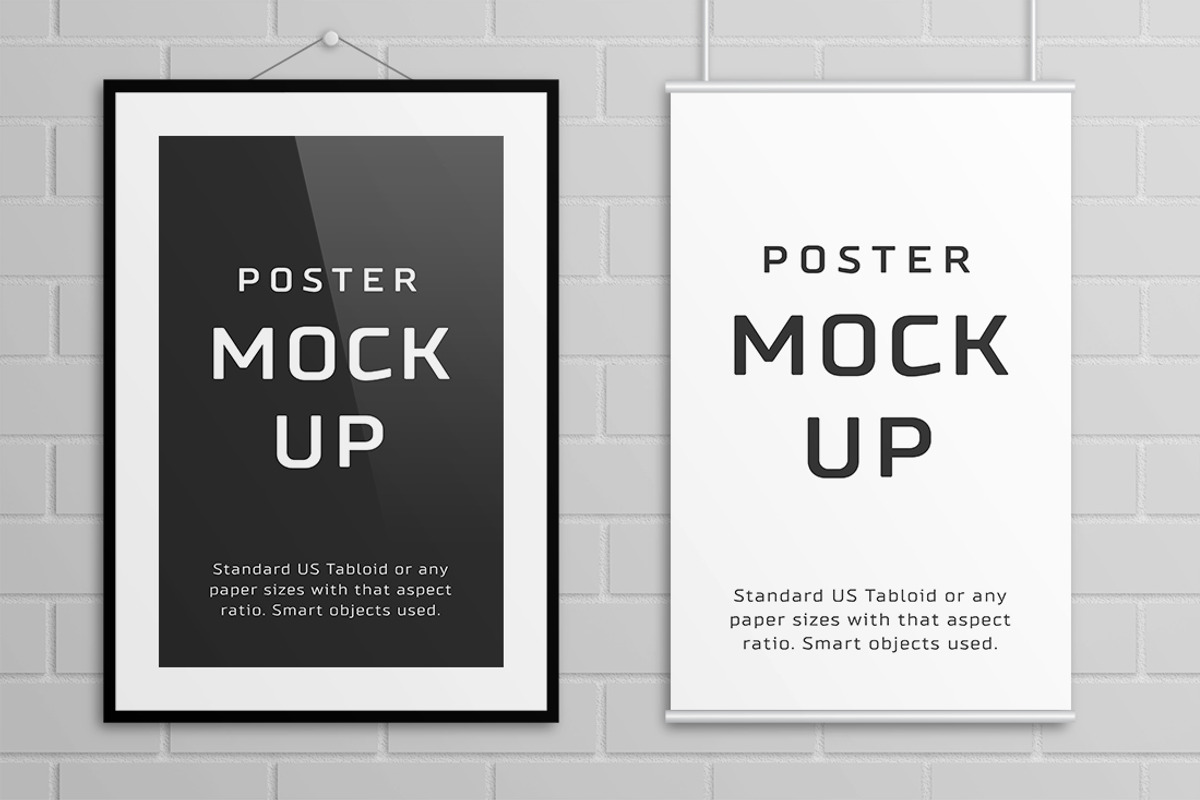 Poster Mock Up – Tabloid, a Print Template by Petr Stránský (Photo 1 of 8)