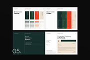 Brand Guidelines Template Landscape, a Brochure Template by DesignCrest (Thumbnail 10 of 21)