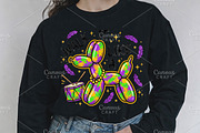 Walk it Like a Dog Mardi Gras PNG, an Illustration by Canvas Craft (Thumbnail 5 of 6)