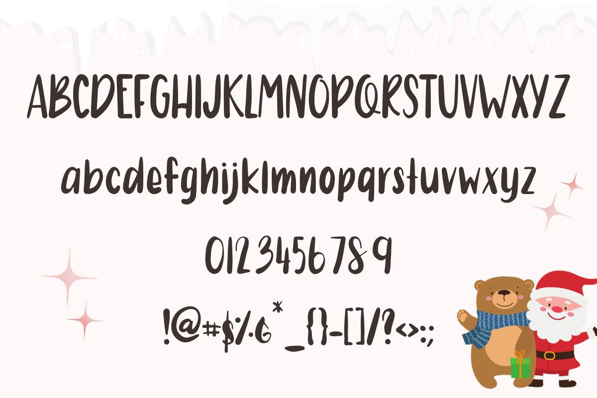Dear Santa - Cute Handwritten Font, a Handwritten Font by AnningArts (Photo 6 of 6)