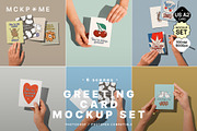 US A2 greeting card mockup set, a Merchandise Mockup by MCKP*ME (Thumbnail 1 of 7)