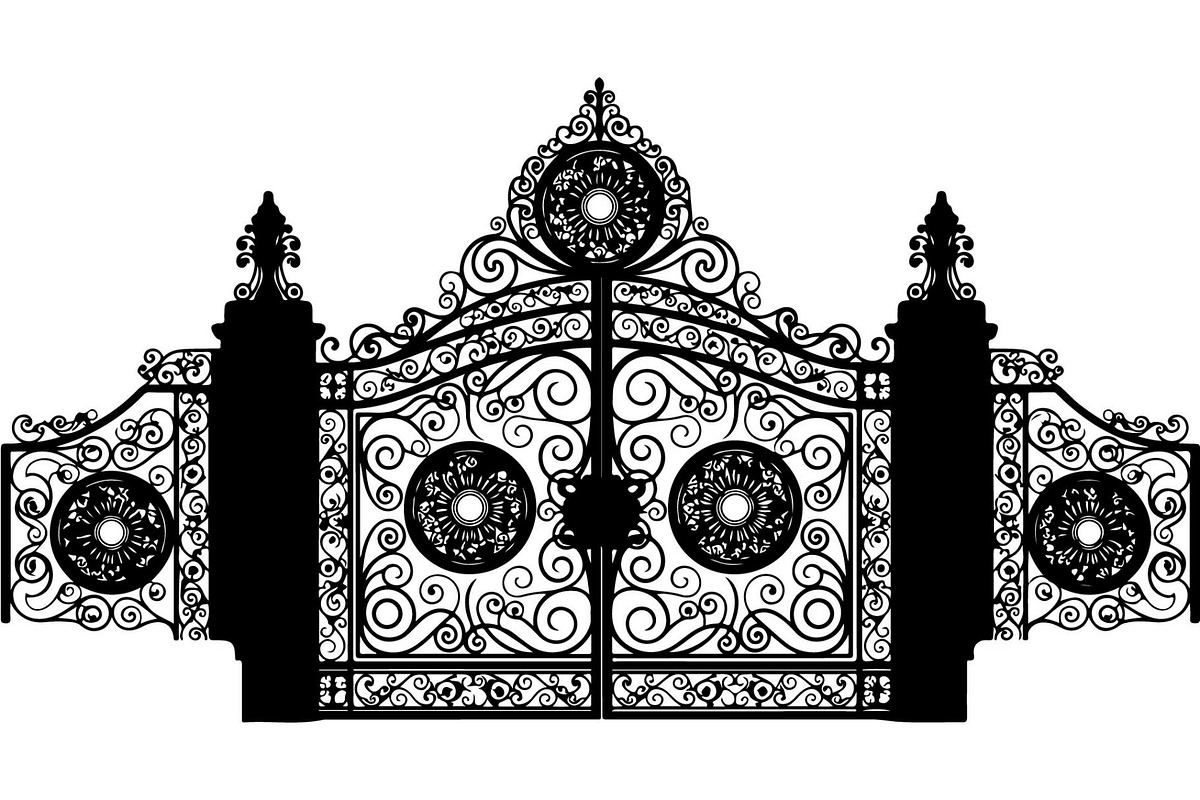 Decorative Iron Gate Bundle, a Decorative Illustration by Designer_Momina (Photo 13 of 26)
