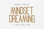 Mindset Dreaming - Playful Sans, a Sans Serif Font by Pian45 Studio (Thumbnail 1 of 6)