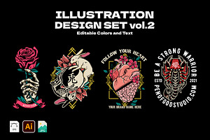 illustration design set vol.2