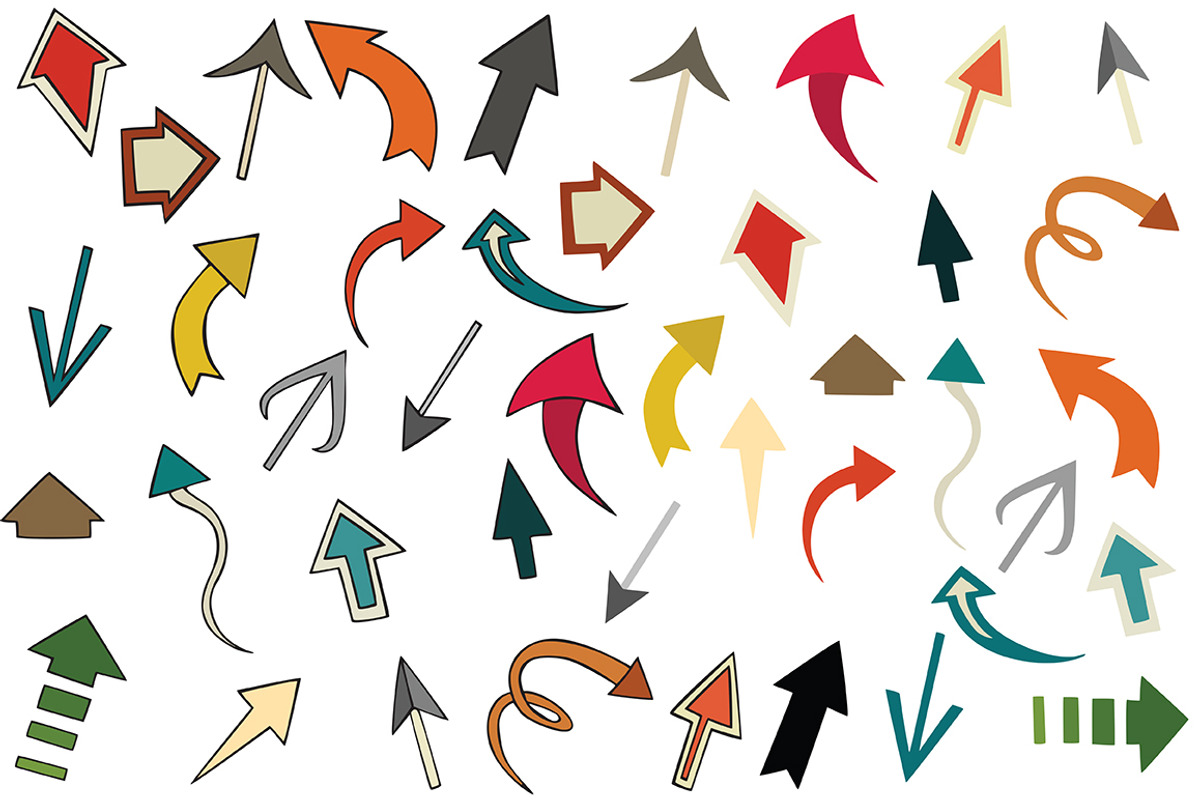 Vector arrows, an Object Graphic by risovanya