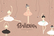 Ballerina illustration, a Person Illustration by Magic & Dreams (Thumbnail 1 of 8)