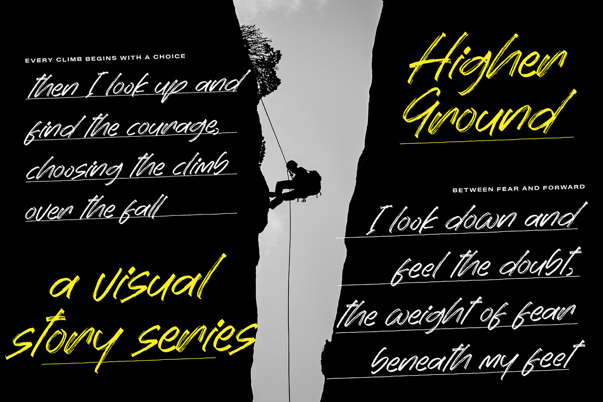 Ramble Hand - Brush Handwritten Font, a Handwritten Font by Graha Type (Photo 5 of 8)