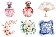 Watercolor Wedding Clipart Bundle, a Seasonal Illustration by CitraGraphics (Thumbnail 4 of 7)