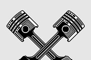 pistons vector, an Object Graphic by gabicotza (Thumbnail 1 of 2)