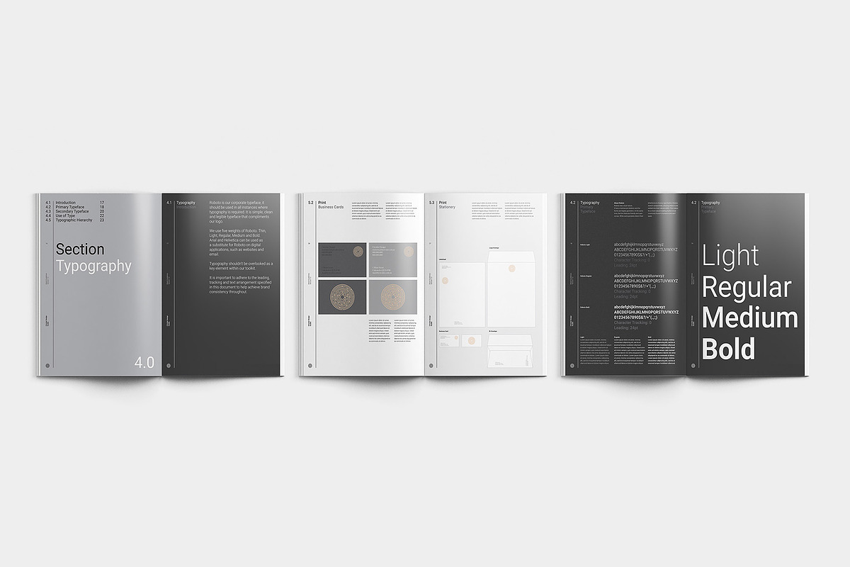 THE MINIMALIST / Brand Guidelines, a Brochure Template by Circular (Photo 3 of 8)