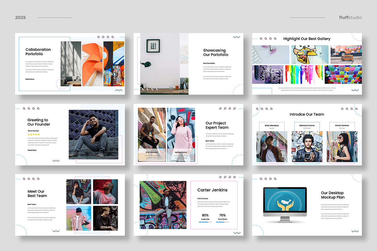 Creative Business Google Slides, a Presentation Template by fluffstudio (Photo 4 of 5)