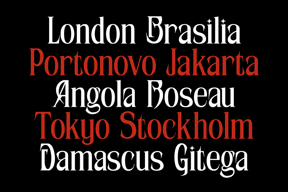 Chronothell Condensed Display, a Serif Font by Haps Space (Photo 4 of 21)