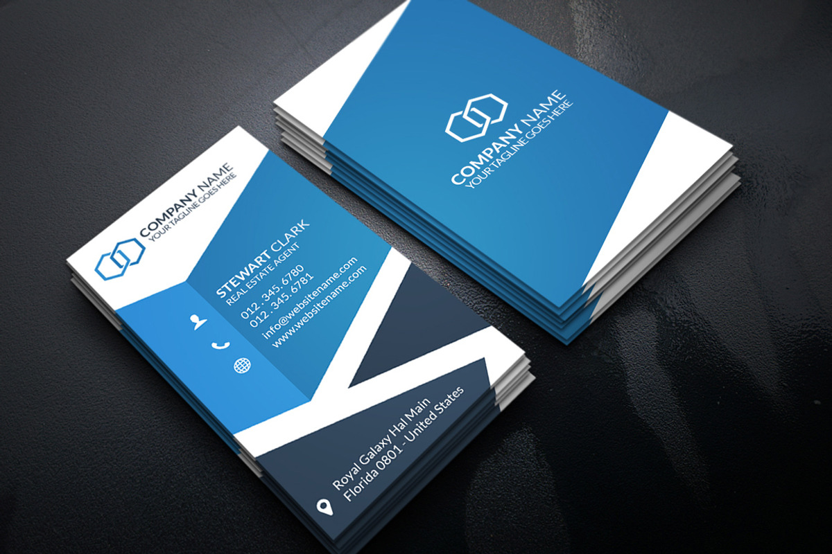 Real Estate Business Card Template, a Business Card Template by Shahjhan (Photo 1 of 3)