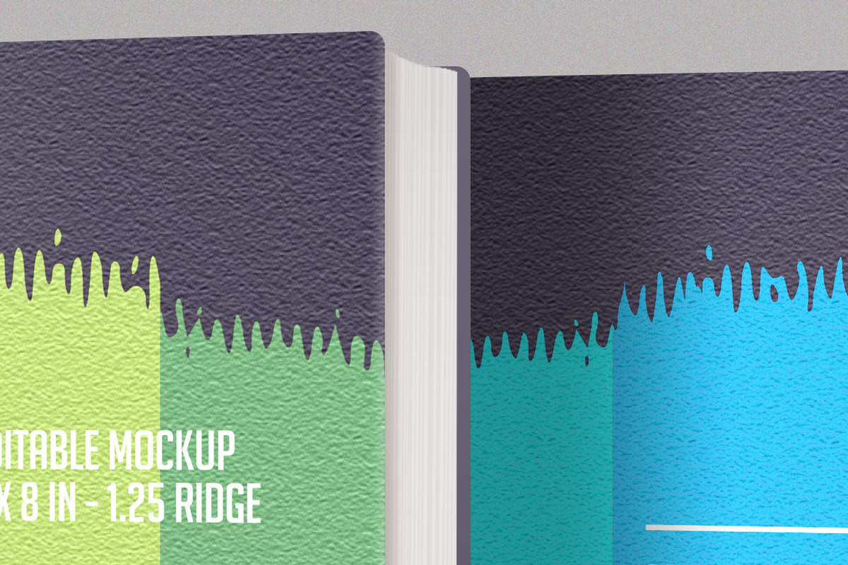 Book Mockup Hardcover, a Print Template by ArtefShop (Photo 7 of 8)