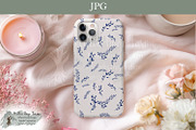 Blue Fern Toile Seamless Pattern, an Object Illustration by Willow Paige Farms (Thumbnail 8 of 8)