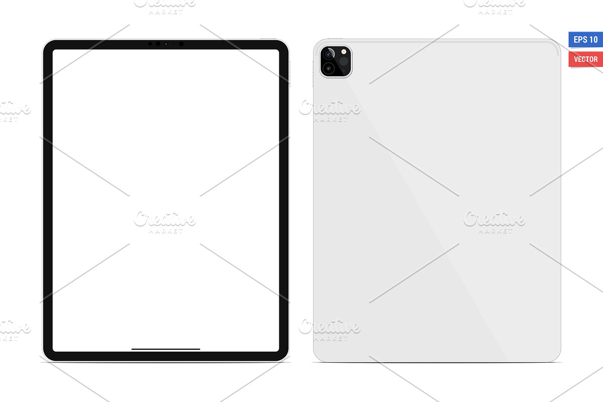 Mockup Apple iPad Pro 12,9 2020, an iPad Mockup by karetniy