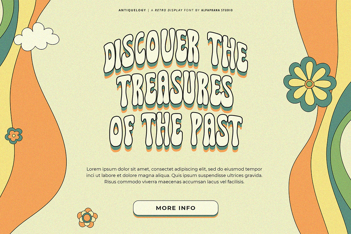 Antiquelogy - Retro Font, a Handwritten Font by Alpaprana (Photo 7 of 12)