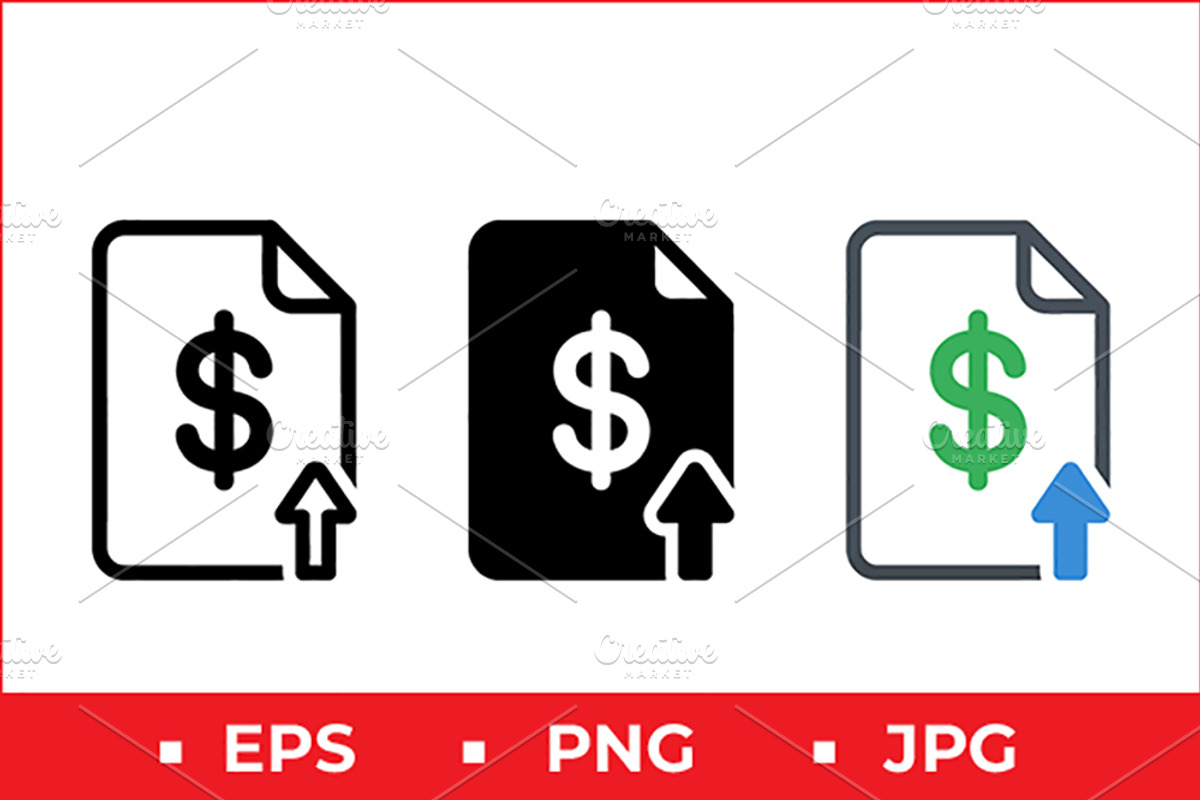 Finance Growth Icons, a Solid Icon by Artonix (Photo 1 of 2)