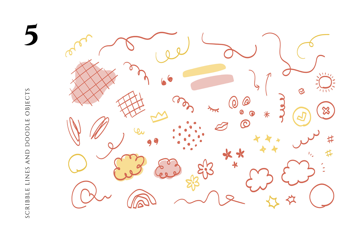 438 scribbles & doodles, an Object Graphic by Pinkbrush (Photo 6 of 11)