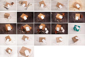 Gift Tag Mock Ups- Smart Objects!