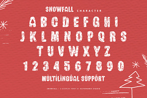 Snowfall - Display Font