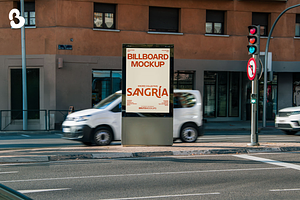 Citylight Billboard Mockup PSD