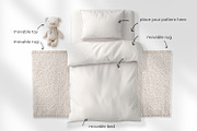 Kid Bedding Mockup PSD, an Apparel Mockup by Anna Druzhkova (Thumbnail 2 of 7)