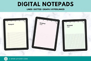 Set of 3 Digital Notepads, a Stationery Template by Traveling Designer (Thumbnail 1 of 3)