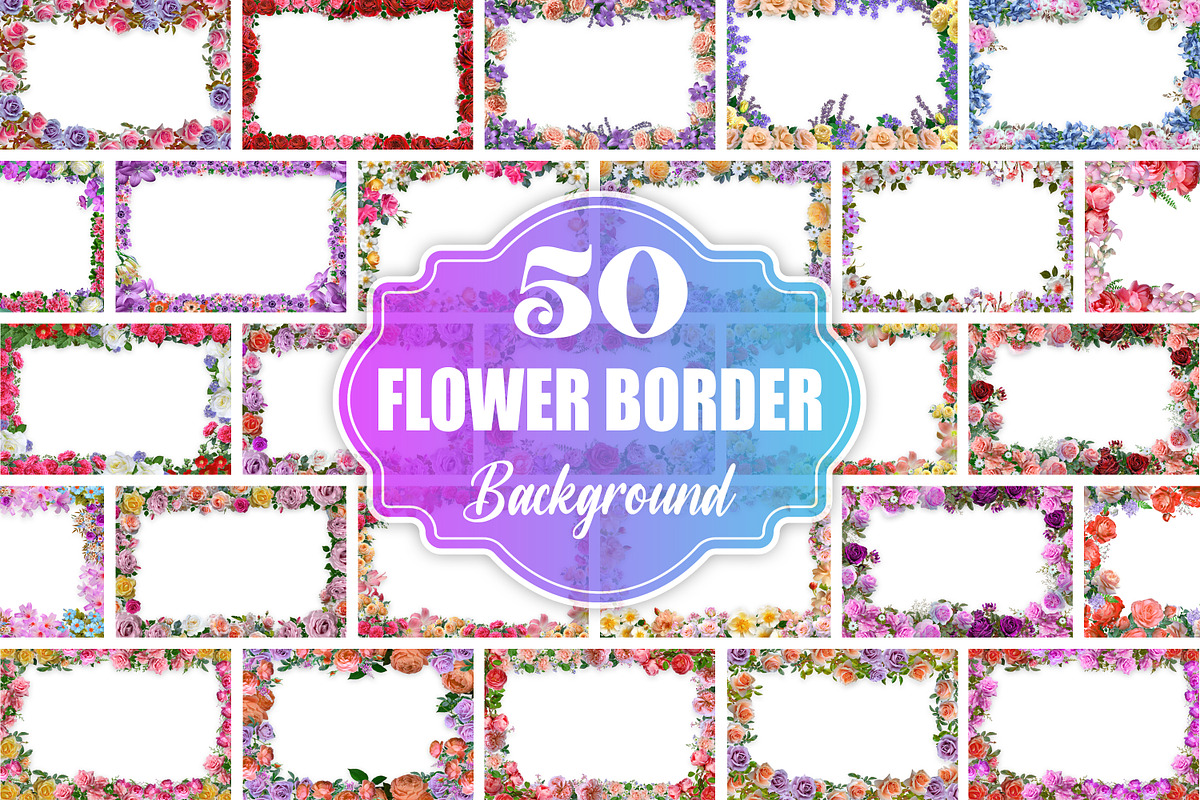 Flower Border, a Background Photo by Forhadx5 (Photo 1 of 5)