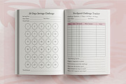 Debt Snowball Savings Challenge Book, a Design Template by Book2bees (Thumbnail 4 of 4)