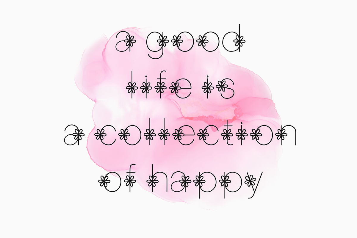 Daisy Font, a Script Font by Cutie_Kate_Studio (Photo 8 of 11)