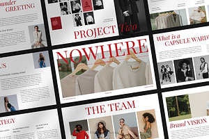 NOWHERE - Brand Proposal, a Presentation Template by FIBRINOSÄ