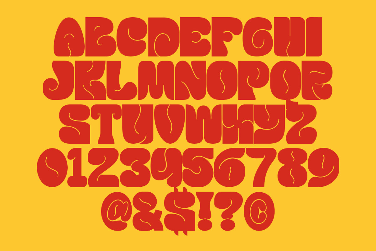 GF Cheese - Bold Funky Font, a Sans Serif Font by GroovyFontCo (Photo 8 of 9)