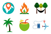 Summer Sale Travel Icons, an Illustration by smrony (Thumbnail 2 of 6)