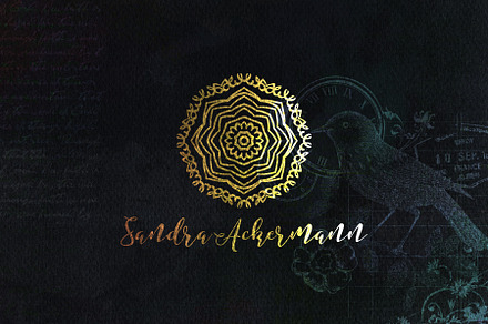 Abstract Floral Logo ♥ Vector
