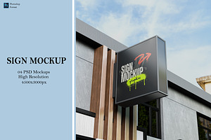 Sign Mockup, an Advertising Mockup by Ataku Design