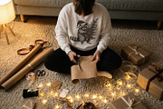 Raccoon Christmas Tree PNG, Santa, an Illustration by SharpMarketplace (Thumbnail 2 of 3)