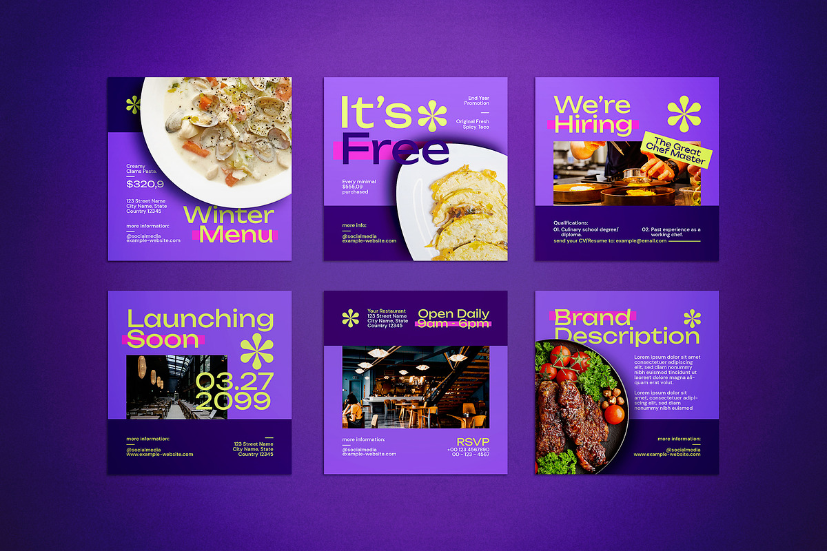 New Freedom F&B Social Media Post, a Social Media Template by The Good Store (Photo 3 of 4)