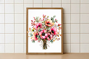 Whimsical Cottage Summer Floral, a Transportation Illustration by Watercolor design (Thumbnail 5 of 6)