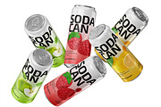 Sleek Soda Can Mockup, a Packaging Mockup by Permadi Creative (Thumbnail 2 of 5)