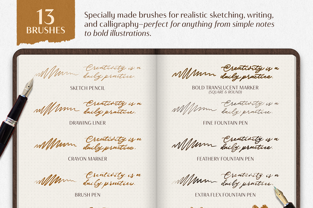 Procreate Journal Creator Pack, a Brush Add-On by Nico-Ng (Photo 2 of 14)