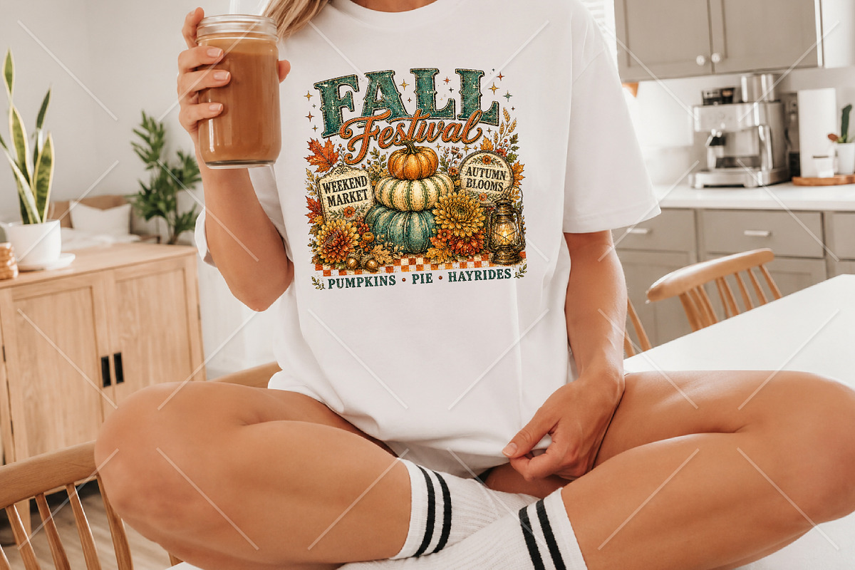 Retro Fall Pumpkin PNG Thanksgiving, a Seasonal Illustration by Canvas Craft (Photo 2 of 6)