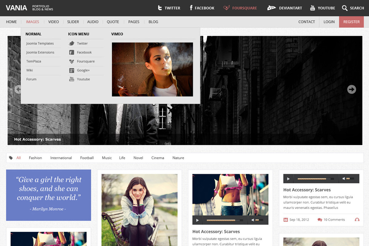Vania - Responsive WordPress Theme, a WordPress Template by TemPlaza (Photo 5 of 5)